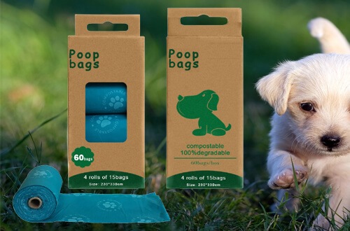 Compostable poop bag