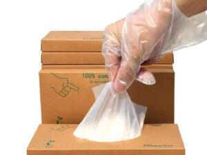 compostable disposable gloves, compostable food prep gloves